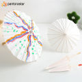 [pantorastar] White Color Paper Decorative Umbrella Parasol School Decor Photo Prop (30cm). 