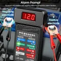 Geepact 12V Multifunctional Battery Testers Automobile Battery Tester LED Display Screen Electrician Tool Auto Repair Industry Detection Digital Battery Diagnosis Portable Battery Testing Device. 