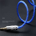 FENGRU Rouge 8 Strand 152 Core Braided OFC Silver Plated Earphone Upgrade Cable MMCX 2Pin 0.78 Headphone Wire for Zero Timeless. 