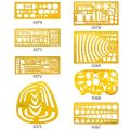 Professional Architectural Template Ruler Drawing Stencil Measuring Tool Student. 