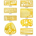 Professional Architectural Template Ruler Drawing Stencil Measuring Tool Student. 