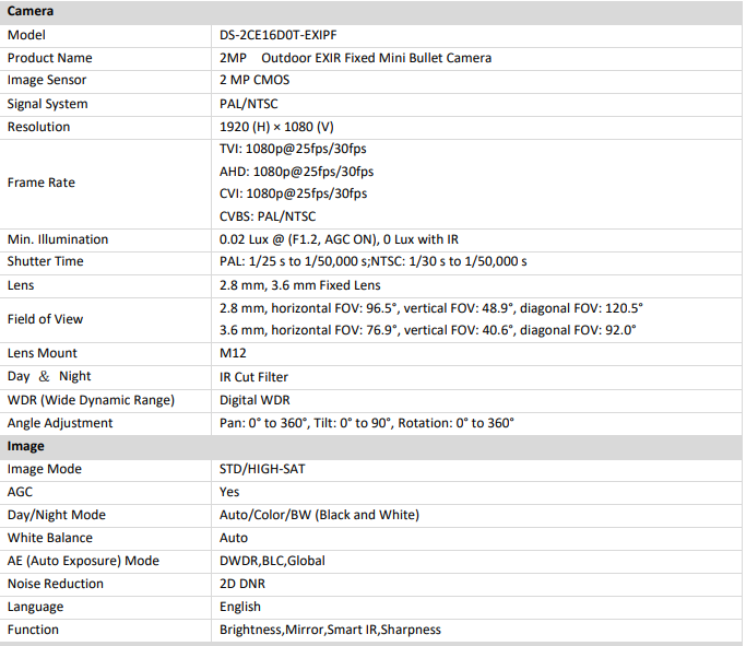 Hikvision%202%20MP%20(1080p)%20%20Fixed%20Mini%20Bullet%20Camera%20%7C%20DS-2CE16D0T-EXIPF%20%7C%202%20Years%20Warranty%20-%20Image%203