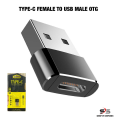 Type-C Female to USB Male OTG. 