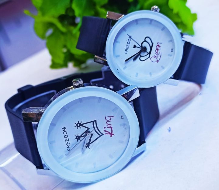 King%20Queen%20luxury%20rubber%20straps%20couple%20Watch%20-%20Image%203