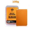 【Yellow】 Magics Clay Bar Car Wash Mud Detailing Tools Paint Care Auto Washer Cleaner 100g Car Orange Clean Clay Bar with PVC Box. 