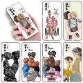Beautiful Mother Daughter Son Phone Case For Xiaomi Redmi Note 7 8 9 10 Lite 11 11E 11T 12 Pro 11S 4G 10T 5G 8T 9S 10S TPU Cover. 