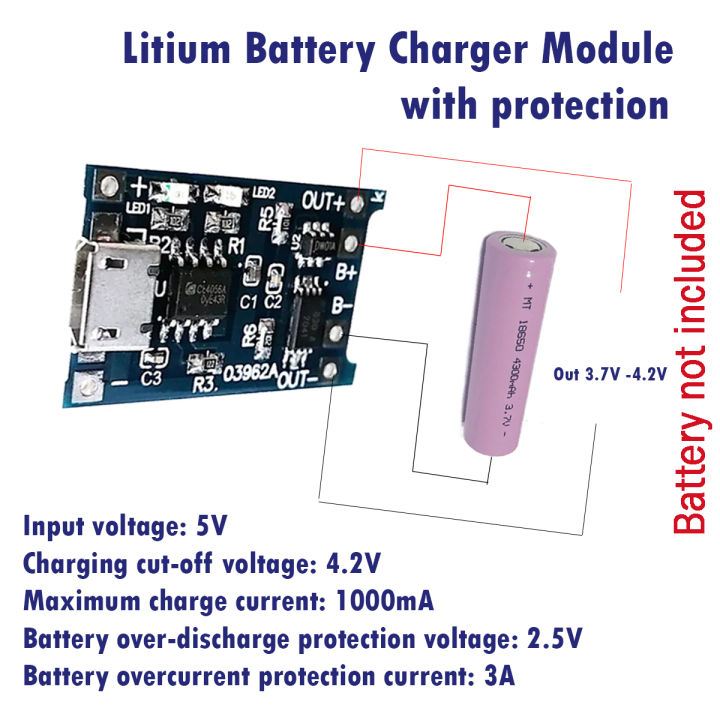 TP4056%20Lithium%20Battery%20Charger%20and%20Protection%20board%20Module%2018650%20Arduino%20Node%20mcu%205V%201A%20USB%20Micro%20Lithium%20Battery%20Charging%20Board%20Charger%20Module%20Protection%20Dual%20Functions%20-%20Image%204