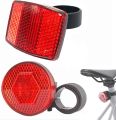 Bicycle Front and Rear Light Reflector, Safe Night Rides. 