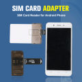 SIM Card Adapter SIM Card Reader Mini SIM Nano for Android phone(Plug And Play) KELONG. 