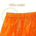 High Waits PVC Adult Diapers Cover Reusable Leak-proof Plastic Panties Incontinent. Underpants Transparent. 