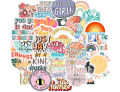 20/40/60pieces Quotes Aesthetic Stickers Motivation Funny Words Stickers for Decorations Decals Books Laptop Scrapbook Journal Kids Girls Boys Wall Graffiti Stickers. 