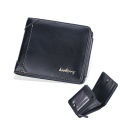 Baellerry Men's Wallet Pu Leather Anti-theft Wallet 3 Fold 15 Cards RFID Short Purse Wallets for Men Fashionable Business. 