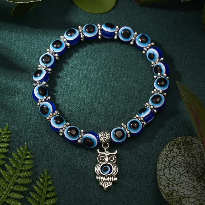 Blue%20Evil%20Eye%20Bracelet%20Hand%20of%20Fatima%20Turkey%20Thousand%20Eyes%20Wish%20Handmade%20Women's%20Resins%20Bead%20Bangle%20Elastic%20Bracelets%20Jewelry%20-%20Image%205
