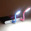 Flexible Super Bright USB LED Lamp Light - Pink. 