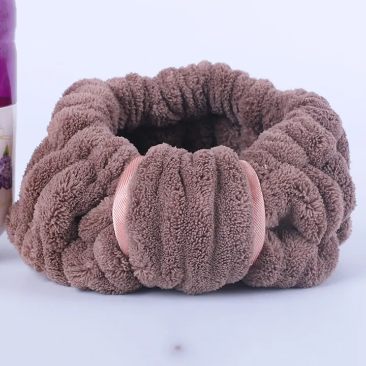 Headband%20Coral%20Fleece%20Hairband%20Soft%20And%20Cozy%20Coral%20Fleece%20Women/Girls%20Coral%20Fleece%20Hair%20Band%20Turban%20Soft%20Spa%20Facial%20Hairband%20for%20Spa%20Facial%20Care%20Haircare%20Makeup%20Application%20Sports%20And%20Fitness%20-%20Image%209