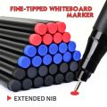 Office School Whiteboard Art Marker 0.5mm Very Fine Tip Dry Wipe Marker 3-Color Erasable Office Teaching Whiteboard Pen Large Capacity Color Marker Pen. 