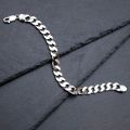 Gold Plated 18K Gold Chain Bracelet 7mm/6mm for Girls and Boys Ladies and Gents. 