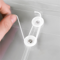 24 Pack Clear Plastic Envelopes Poly Envelopes Expandable Files Document Folders with Button & String Tie Closure A4. 