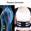 1pcs Back Posture Waist Corrector Adjustable Adult Correction Belt Waist Trainer Shoulder Lumbar Brace Spine Support Belt VestHats & Caps. 