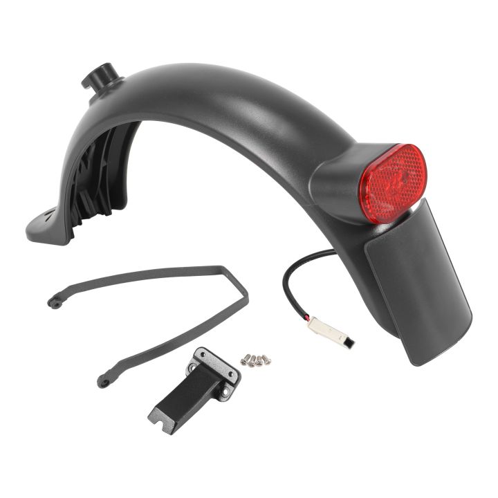 GOURIDE Parafango Posteriore Aggiornato Per Scooter Elettrico M365/Pro/Pro2/1S – Con LED E Staffa Rinforzata – Nero - copertina