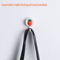 Creative Cute Cartoon Strong Self Adhesive Hook Door Wall Hangers Storage Rack Key Towel Holder Practical Home Organization. 