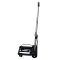 Portable Foldable Dolly Cart With Retractable Handle Wheels Aluminum Alloy. 