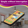 Wireless Switches for E27 Ceiling Fan Light 3-Speed Timing Remote Control 1-4h Timing Remote Control. 