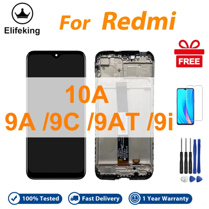 LCD With Frame For Xiaomi Redmi 9A 9C 9AT 9i 10A Display Touch Screen Digitizer Assembly Replacement Parts