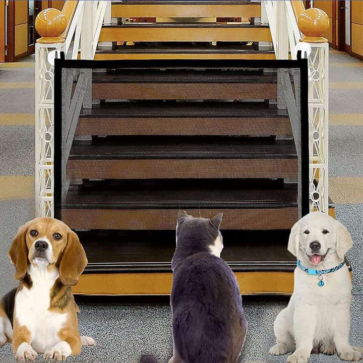 【Fanco Toy store】Mesh Dog Gate,Pet Gate Magic Gate for Dogs | Daraz.lk