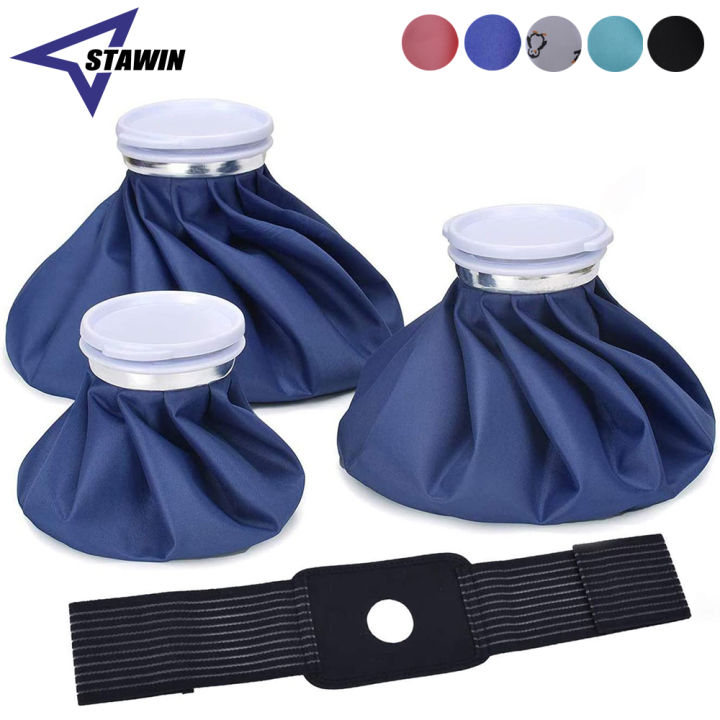 Ice Cold Pack Reusable Ice Bag Hot Water Bag for Injuries, Hot Cold Therapy and Pain Relief,3 Sizes No-Leak Waterproof Ice Bag