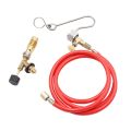 for Mapp Gas Turbo Torch Plumbing Turbo Torch with Hose for Solder Propane Welding Kit. 