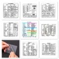 Reference Keyboard Shortcut Sticker Adhesive For PC Laptop Desktop Shortcut Sticker for Apple Mac Chromebook Window Photoshop. 