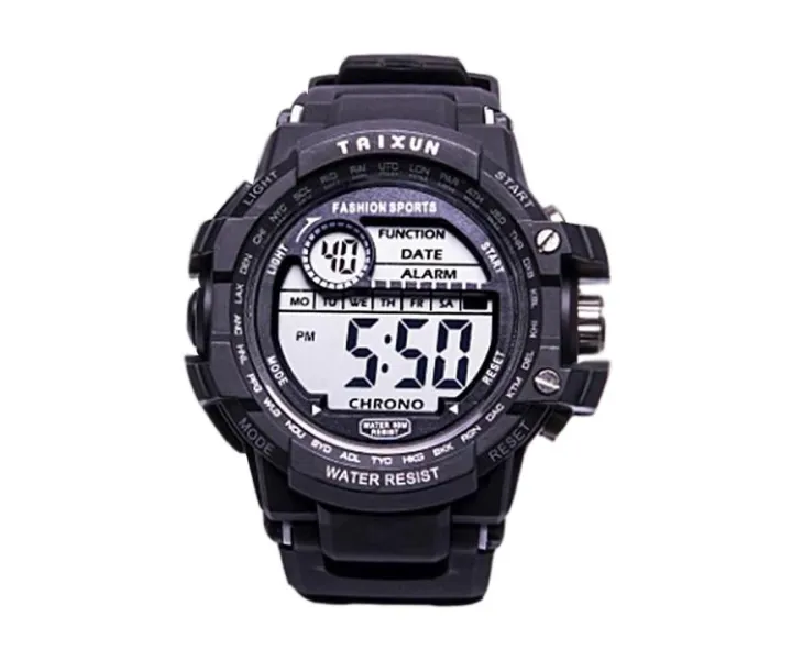 TAIXUN%20Unisex%20Fashional%20Military%20Water%20Resistant%20Digital%20LED%20Sports%20Black%20-%20Image%206