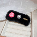 TS Autumn And Winter New Artificial woolry Pearl Smiley rettes Korean Sweet Fashion Hair Bangs Side Clip Bb Clip Hair Accessories For Women. 