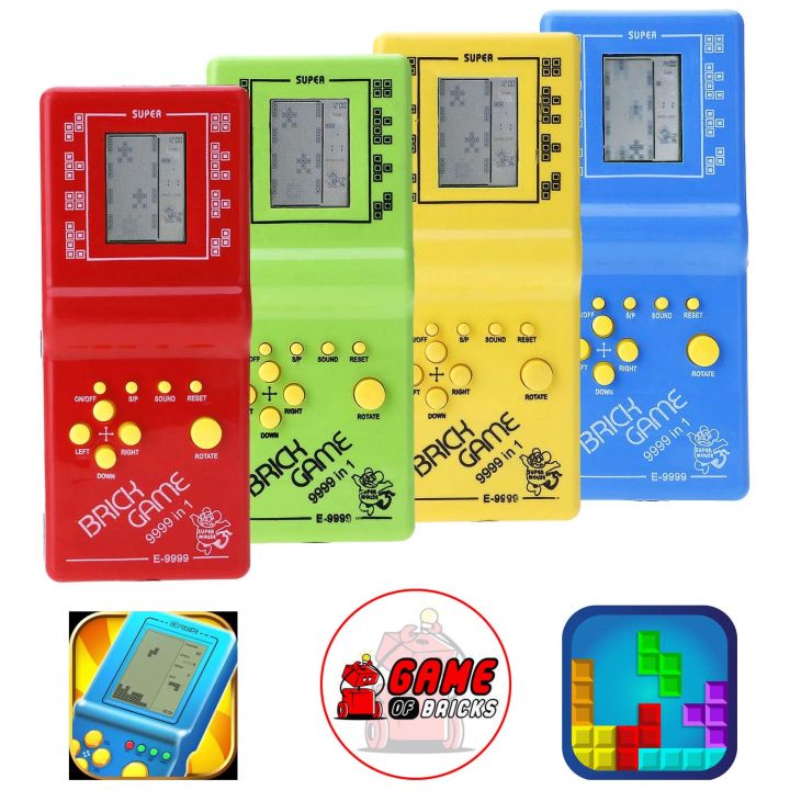 Video Game with All In One total Brick Games for Children Adults for Increasing Hand-Eye/Mind Concentration, Brain and iq Level Developer, Brick Game 9999 in 1 Video Game