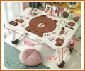 Cartoon printed heavy laptop study table Random Style, Smart Multi-Purpose Cartoon Printed Laptop Table with Dock Stand/Study Table/Bed Table/Foldable and Portable Table, Portable Laptop Desk, Folding Wooden Bed Table for Children, Kids Activity Table. 