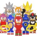 Compatible with LEGO building blocks minifigures children's gifts WM6086 Sonic Kid Shadow Sonic Ribi. 