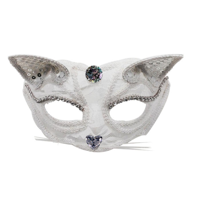 Lace Eye Mask Halloween Cosplay Fox Mask Women Girl Half Face Party Masquerade Birthday Wedding Animal Cat Masks