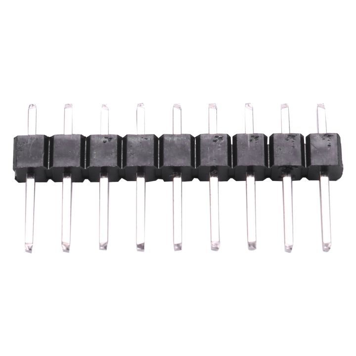 100pcs Male Header Pins, Straight Single Row 40 Pin 0.1 Inch (2.54mm ...