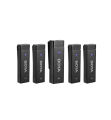 Original BOYA BY-W4 Ultra-Compact Four-Channel 2.4GHz Wireless Microphone System  – 1 Year International Brand Warranty. 