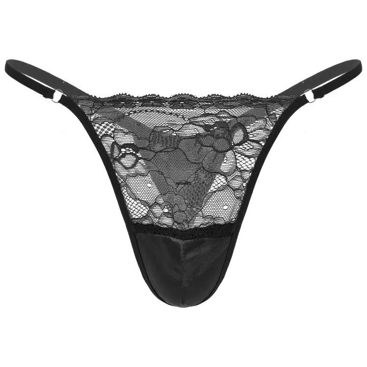 Mens%20Lingerie%20Sissy%20Satin%20Underwear%20Thongs%20Lace%20Patchwork%20Panties%20G-string%20Briefs%20T-back%20Jockstrap%20Underpants%20-%20Image%203