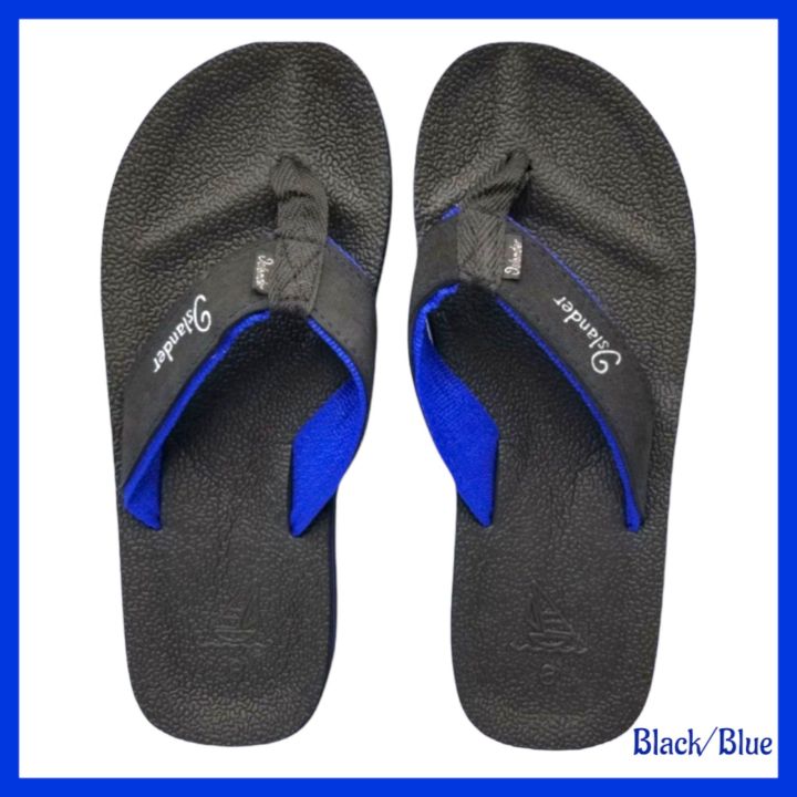 Islander%20'Black/Blue'%20Men's%20non-slip%20rubber%20soles%20100%25%20Authentic%20and%20Original%20Colored%20slippers/Flipflops%20-%20Image%207