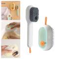 Cleaning Brush with Soap Dispenser Stains Scrub Brushes Cofortable Grip Laundry Scrubbing Brush Scrubber Brush for Wall Carpet Floor. 