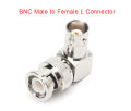 BNC Connector Female Male RCA Adapter Plug Coupler Joiner Joint L Elbow T Tee for TV CCTV Camera End Cap F Connector Converter 1Pcs. 