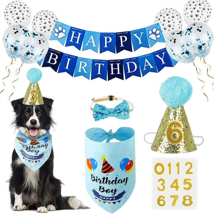 Dog Birthday Party Decorations Set for your Dog & Puppy