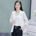 Stitching Lace Small Suit Jacket Thin 2024 Spring and Summer Fashion Korean Slim Fit Slimming Temperament Office Wear Suit. 