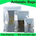 zip lock bags Antistatic Shielding Zip Lock Bag with Printed ESD Anti-Static Shielding Antistatic Packaging Ziplock Bag for ElectronicsShipping Bags. 