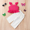 Girls Clothing Sets Summer Top+Pant Children Casual Clothes Suits Toddler Girl Kids Sportswear. 