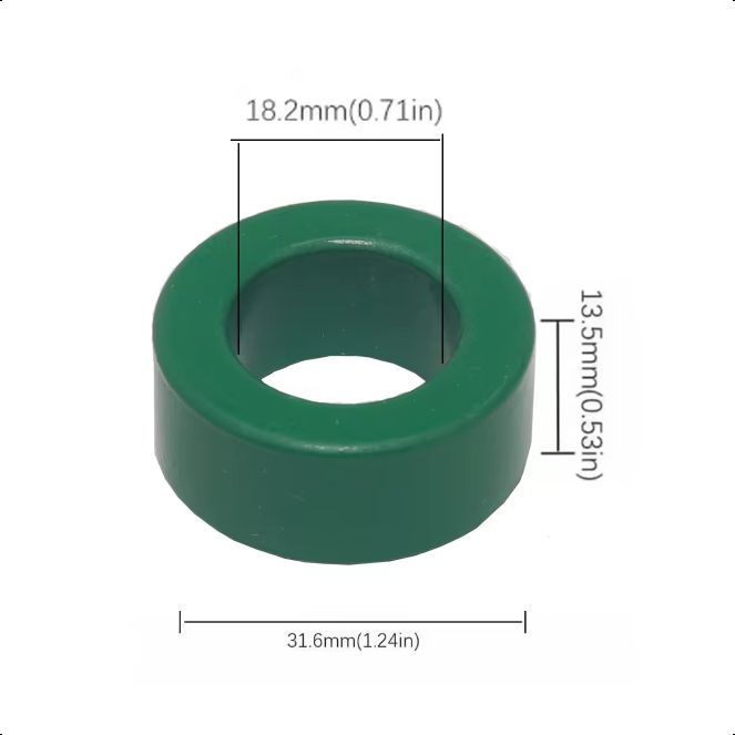 Balun%20bead%2031x19x13mm%20Transformer%20Ferrite%20Core%20Cord%20Cables%20EMI%20Filter%20Ferrite%20Ring%20RF%20Choke%20Ferrite%20Bead%20-%20Image%202