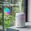 300ML Mini Ultrasonic Air Humidifier Romantic Light USB Essential Oil Diffuser Car Purifier Aroma Anion Mist Maker. 